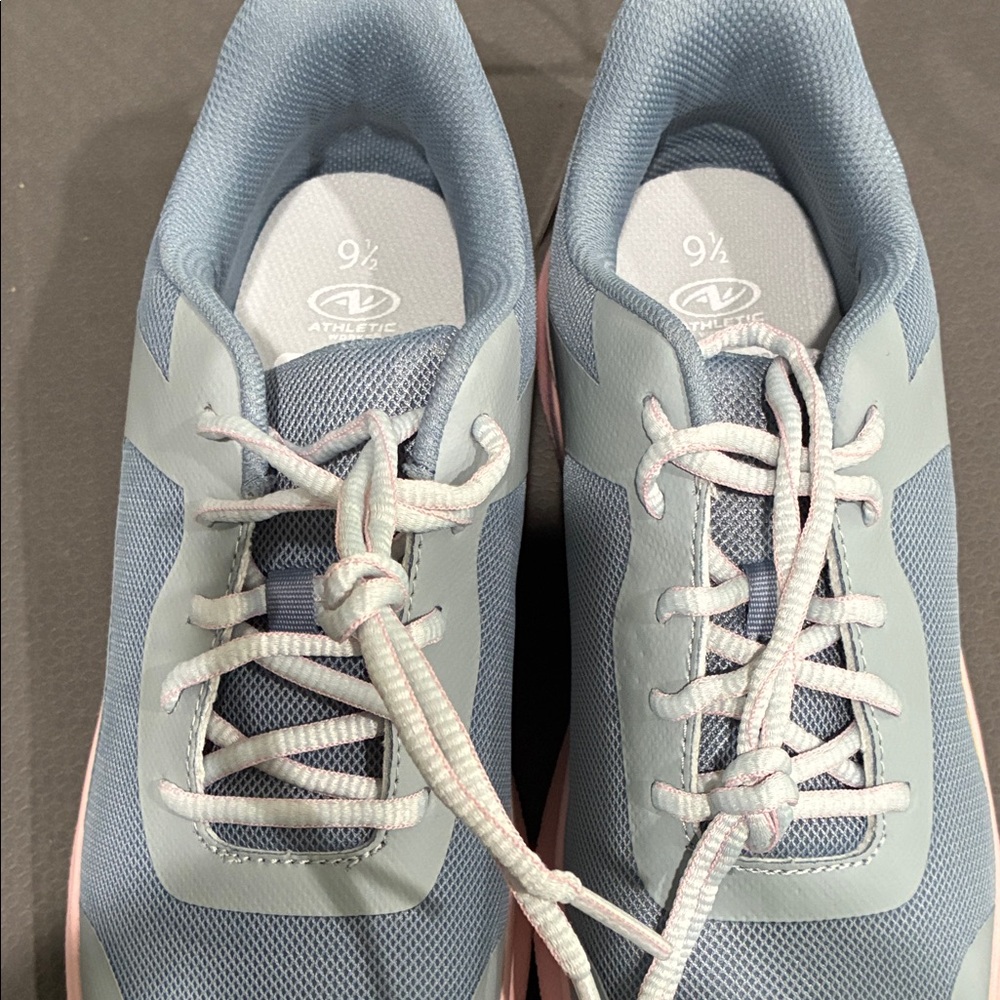 Athletic Works Women's Light Blue and Pink Athletic Shoes